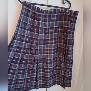 Vintage Plaid Skirt Size 10